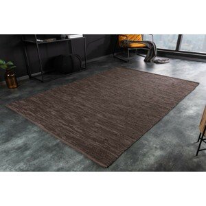 Estila Produkt Moderní tmavě hnědý koberec Mare obdélníkového tvaru z konopných vláken 230cm