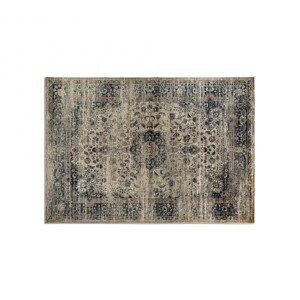 Estila Orientální obdélníkový koberec Samira z viskózy v odstínech hnědé s ornamentálním zdobením 240x340cm